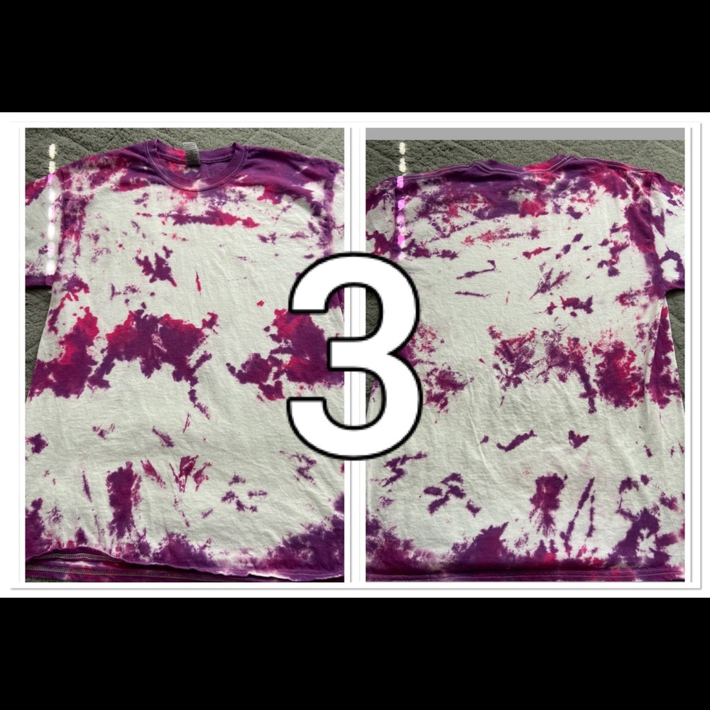 Hand Dyed Tie Dye T-Shirt Large